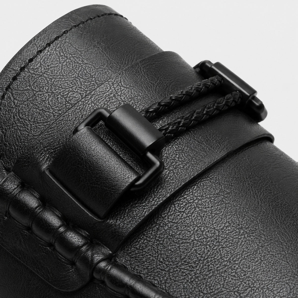 Noble Chaussure Mocassin Homme Noir Chausson Mocassin Mule Ouvert Noir