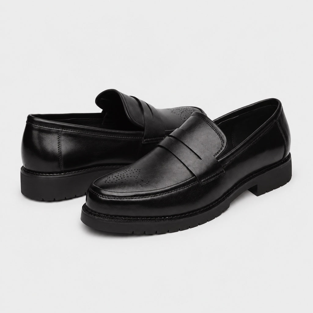 Noble Chaussure Mocassin Homme Noir Mocassin Homme Luxe Noir