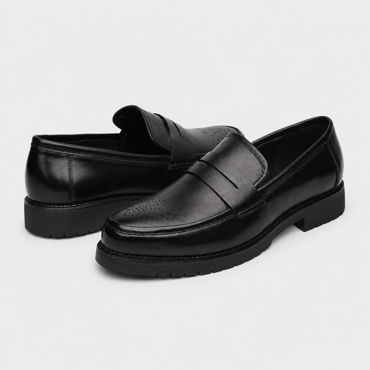 Noble Chaussure Mocassin Homme Noir Mocassin Homme Luxe Noir