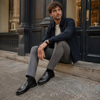 Noble Chaussure Mocassin Homme Noir Mocassin Homme Noir Brillant