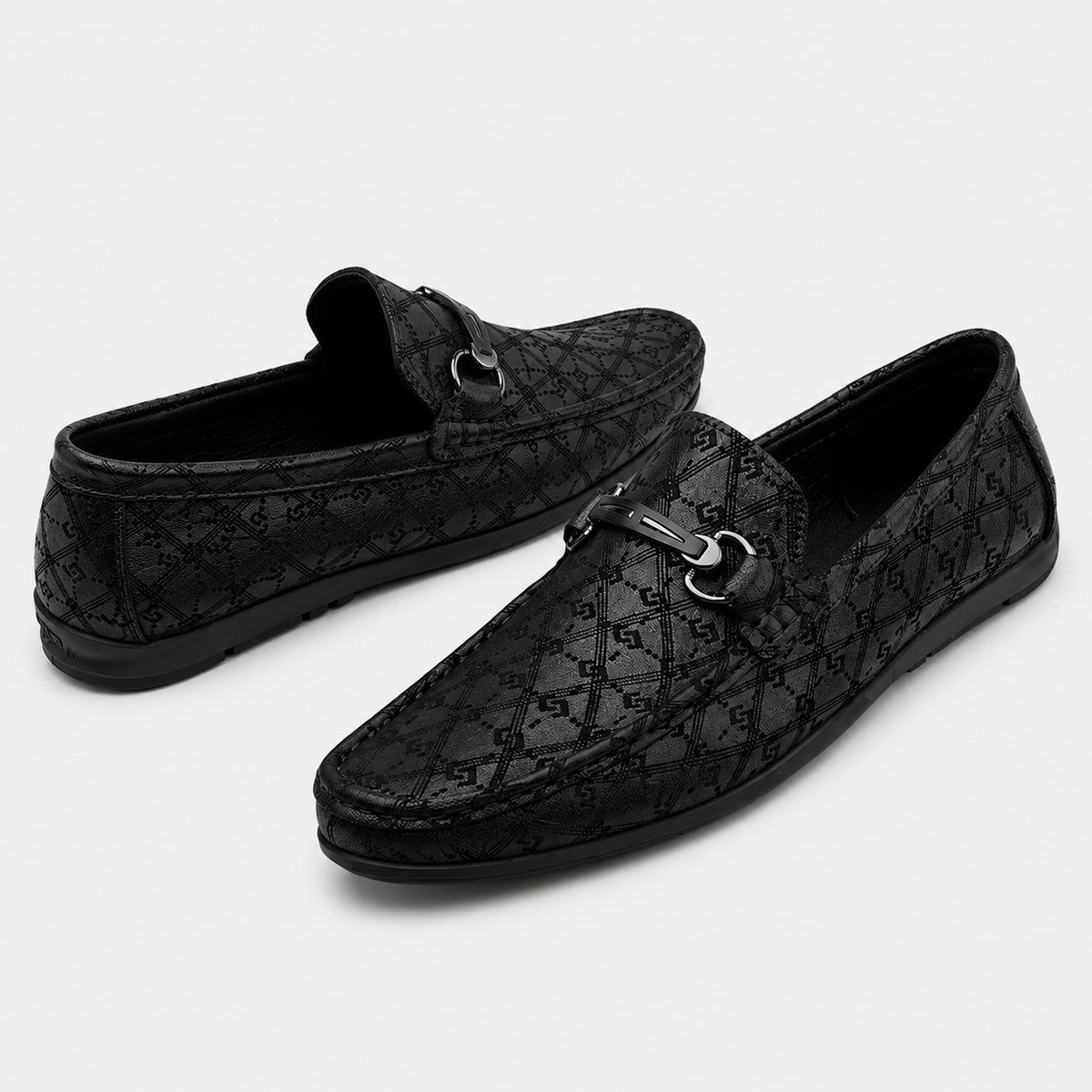 Noble Chaussure Mocassin Homme Noir Mocassins En Cuir Noir Luxe Pour Homme