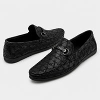 Noble Chaussure Mocassin Homme Noir Mocassins En Cuir Noir Luxe Pour Homme