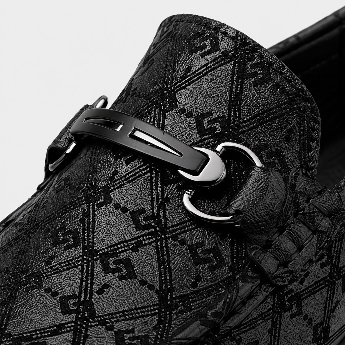 Noble Chaussure Mocassin Homme Noir Mocassins En Cuir Noir Luxe Pour Homme