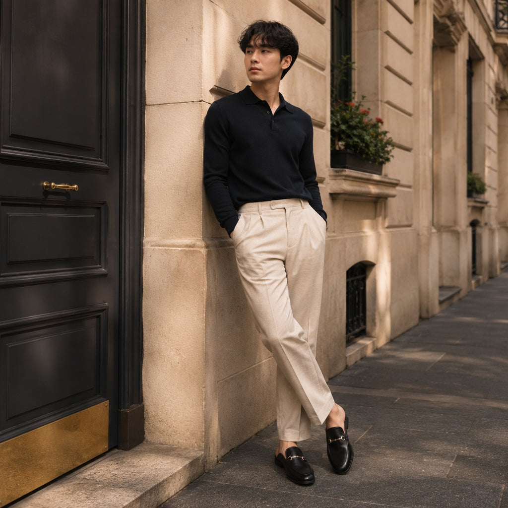 Noble Chaussure Mocassin Homme Noir Mocassins Mules Homme Noir