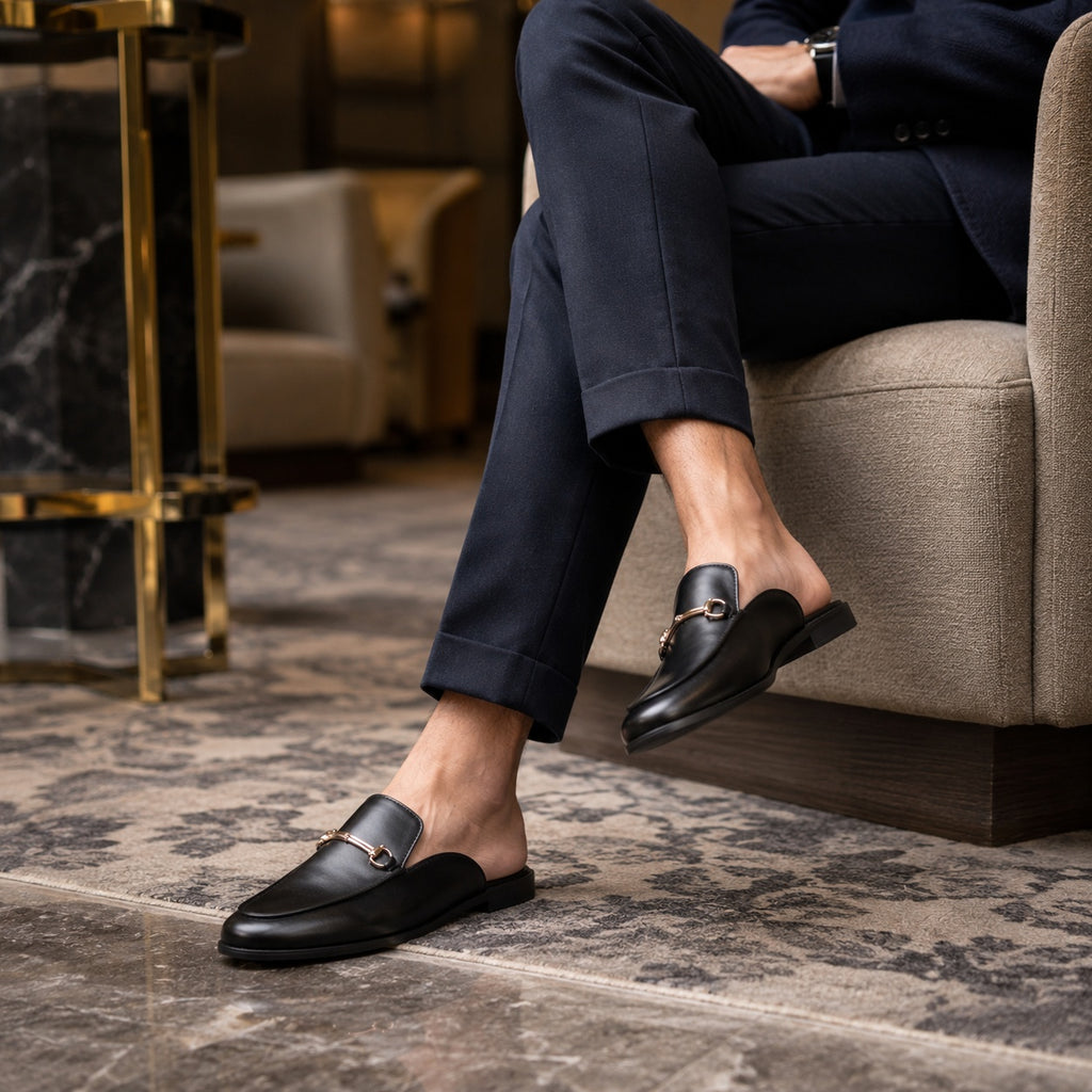 Noble Chaussure Mocassin Homme Noir Mocassins Mules Homme Noir
