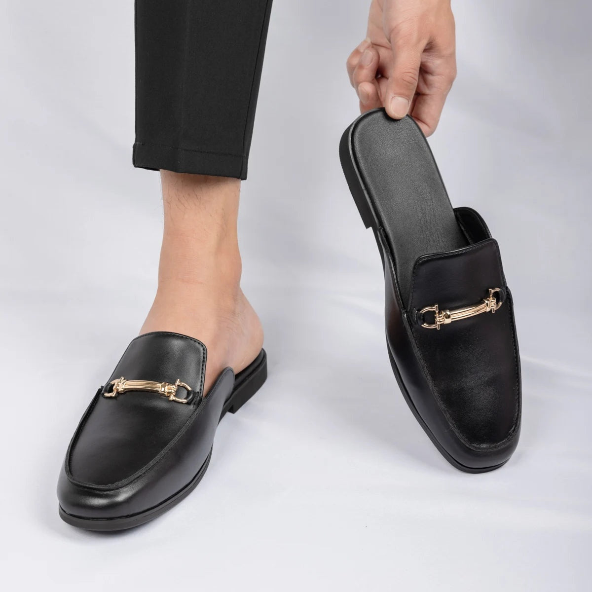 Noble Chaussure Mocassin Homme Noir Mocassins Mules Homme Noir