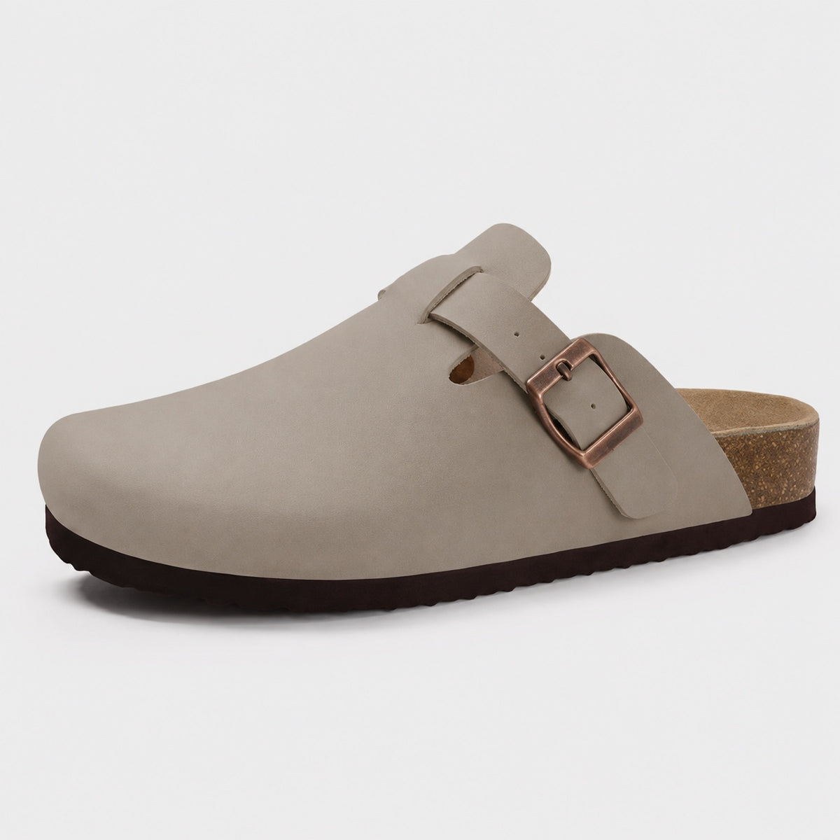 Noble Chaussure Sandale Homme Été Sabot Daim