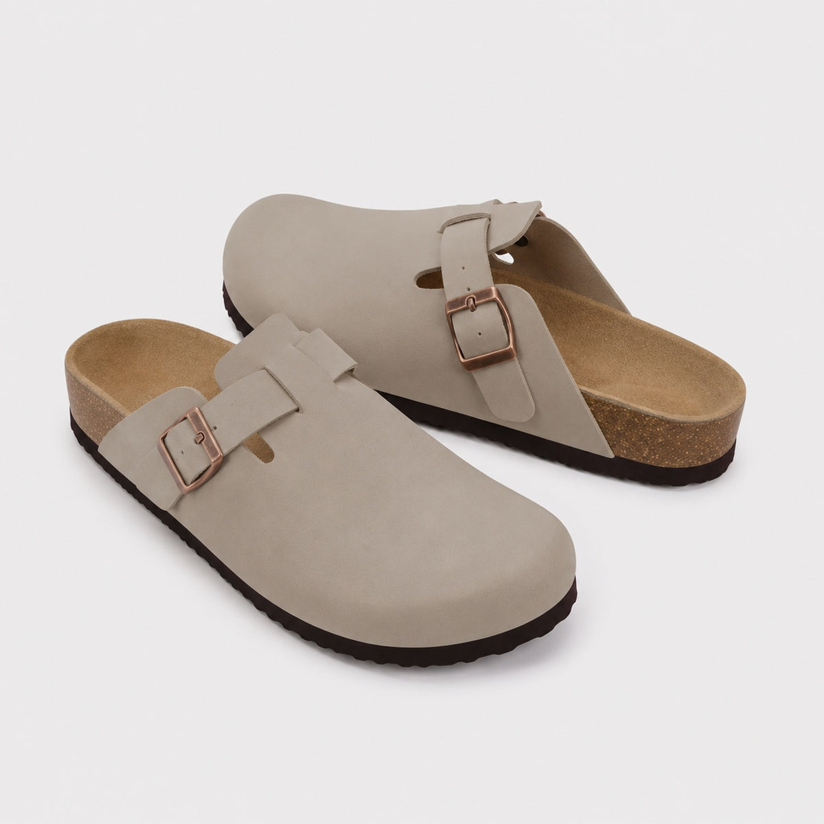 Noble Chaussure Sandale Homme Été Sabot Daim