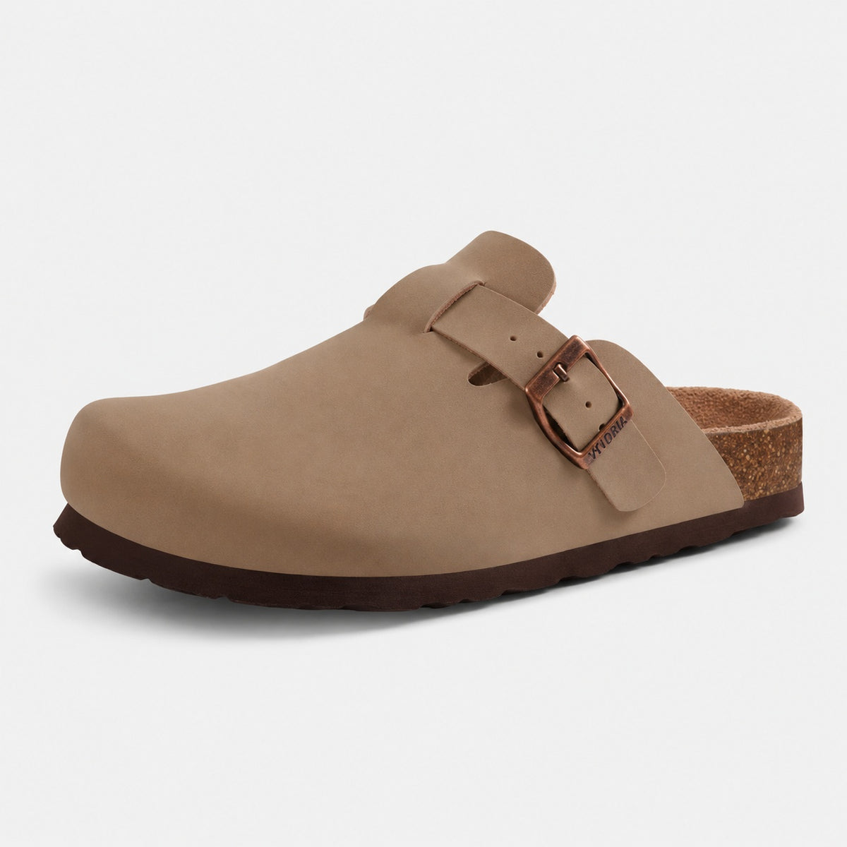 Noble Chaussure Sandale Homme Été Sandale Homme Confort Été Beige Sable à Boucle Ajustable
