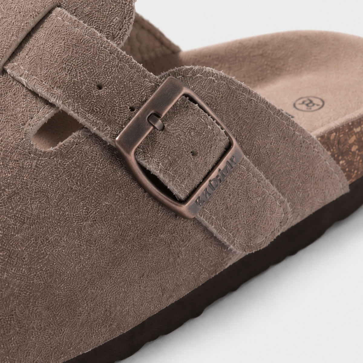 Noble Chaussure Sandale Homme Été Sandale Homme Confort Été Marron Camel À Bride Ajustable