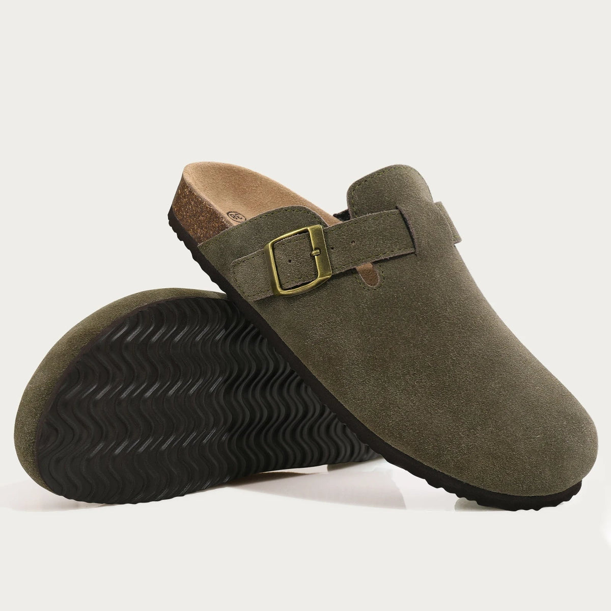 Noble Chaussure Sandale Homme Été Sandale Homme Confort Été Marron Camel À Bride Ajustable