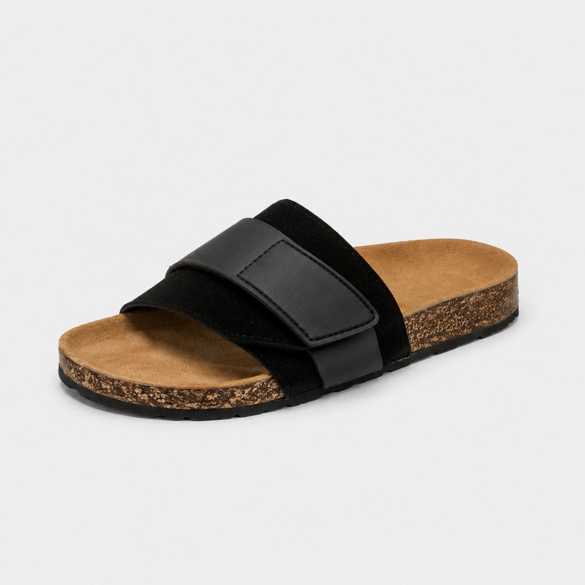 Noble Chaussure Sandale Homme Été Sandales Homme Confortable Noir
