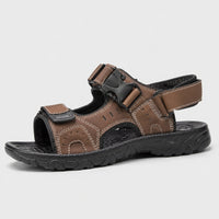 Noble Chaussure Sandale Homme Marche Sandale Confortable Marche Marron