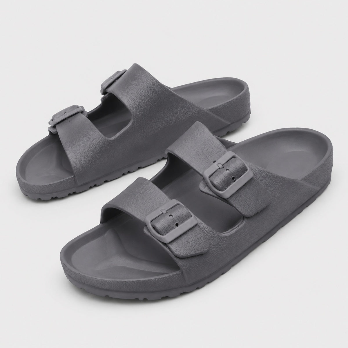 Noble Chaussure Sandale Homme Plastique Sandales Plastiques Homme Gris