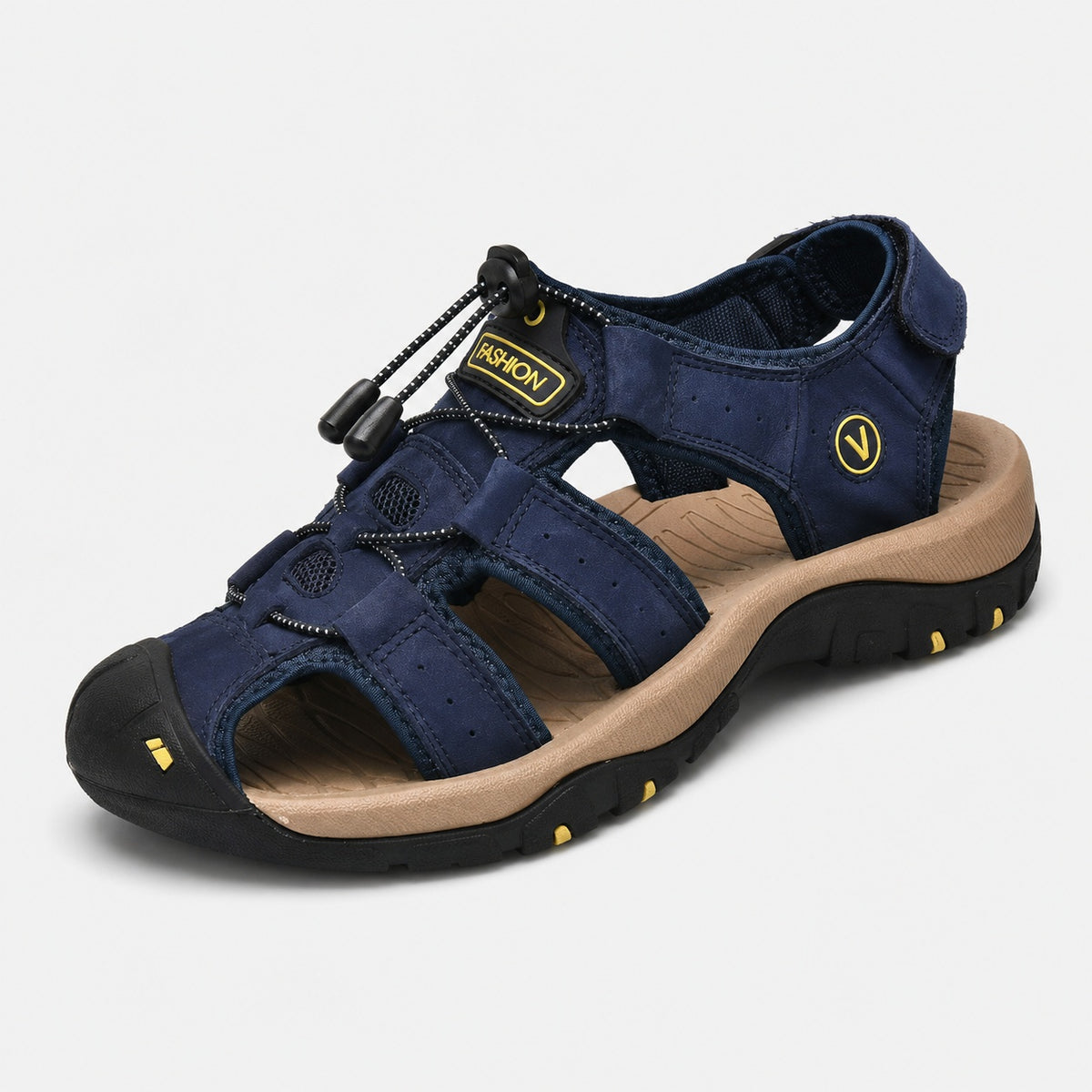 Noble Chaussure Sandale Homme Randonnée Sandales De Randonnée Homme Bout Fermé Bleu
