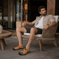 Noble Chaussure Sandale Homme Randonnée Sandales De Randonnée Homme Bout Fermé Marron