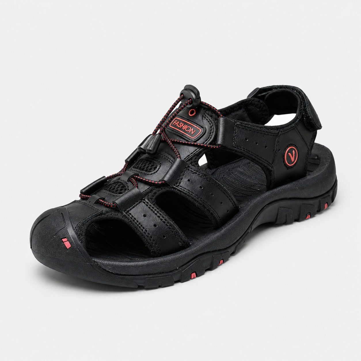 Noble Chaussure Sandale Homme Randonnée Sandales De Randonnée Homme Bout Fermé Noir
