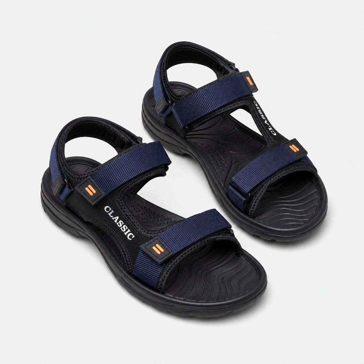 Noble Chaussure Sandale Homme Spartiate Sandales De Randonnées Homme Bleu